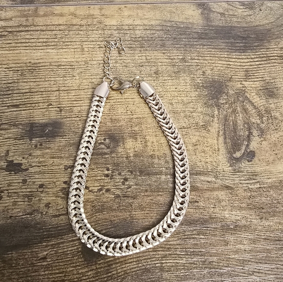 Jewelry - thick goldtone adjustable bracelet